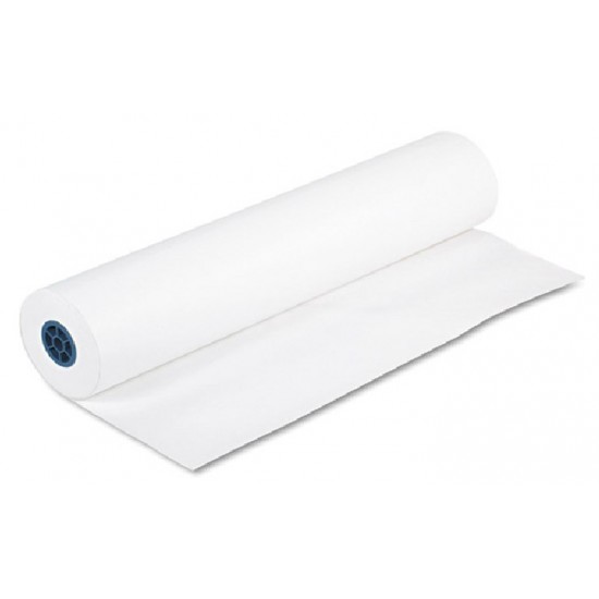 Rouleau Papier Kraft Blanc : 36"x750'